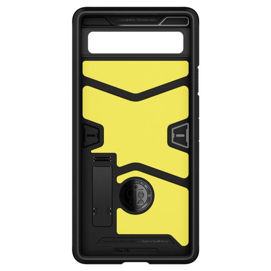 Husa Spigen Tough Armor compatibila cu Google Pixel 6a Black (Pixel 6a, ACS04479) by www.silkase.ro