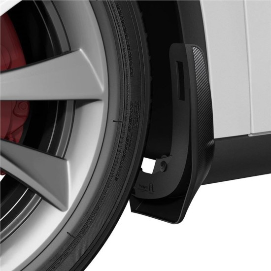 Protectii noroi Spigen pentru Tesla Model Y, negre (Accesorii auto, ACP04512) by www.silkase.ro