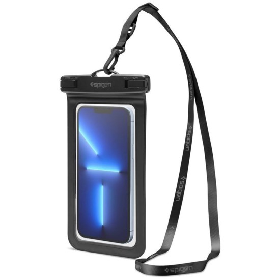 Husa universala pentru telefon (set 2) - Spigen Waterproof Case A601 - Black (Spigen, Accesorii telefoane) by www.silkase.ro Husa universala pentru telefon (set 2) - Spigen Waterproof Case A601 - Black (Huse Waterproof și Subacvatice, AMP04523) by www.silkase.ro