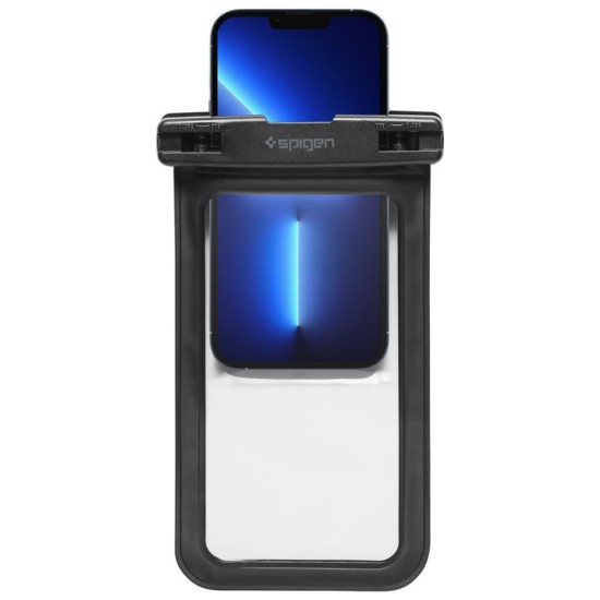 Husa / Borseta impermeabila Spigen Aqua Shield A601, neagra (Ingredi, AMP04525) by www.silkase.ro