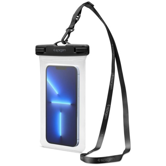 Husa waterproof universala Spigen A601 Crystal Clear (Huse Waterproof și Subacvatice, AMP04526) by www.silkase.ro