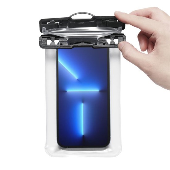 Husa waterproof universala Spigen A601 Crystal Clear (Huse Waterproof și Subacvatice, AMP04526) by www.silkase.ro