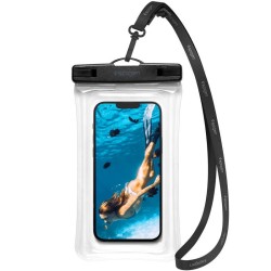 Husa waterproof universala Spigen A610 Crystal Clear