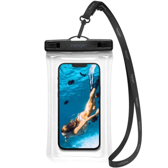 Husa waterproof universala Spigen A610 Crystal Clear (Spigen, Accesorii telefoane) by www.silkase.ro Husa waterproof universala Spigen A610 Crystal Clear (Huse Waterproof și Subacvatice, AMP04530) by www.silkase.ro