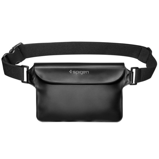 Borseta waterproof universala Spigen A620 Black (Genți și Borsete Telefon, AMP04532) by www.silkase.ro