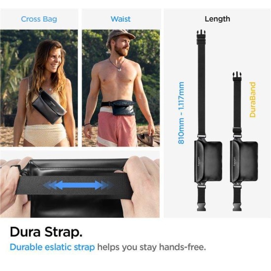 Husa + geanta subacvatica - Spigen Waist Bag & Waterproof Case A621 - Black (Spigen, Accesorii telefoane) by www.silkase.ro Husa + geanta subacvatica - Spigen Waist Bag & Waterproof Case A621 - Black (Genți și Borsete Telefon, AMP04533) by www.silkase.ro
