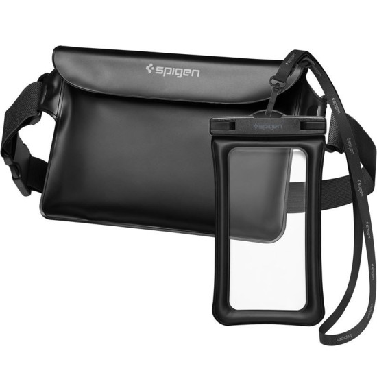 Husa + geanta subacvatica - Spigen Waist Bag & Waterproof Case A621 - Black (Spigen, Accesorii telefoane) by www.silkase.ro Husa + geanta subacvatica - Spigen Waist Bag & Waterproof Case A621 - Black (Genți și Borsete Telefon, AMP04533) by www.silkase.ro