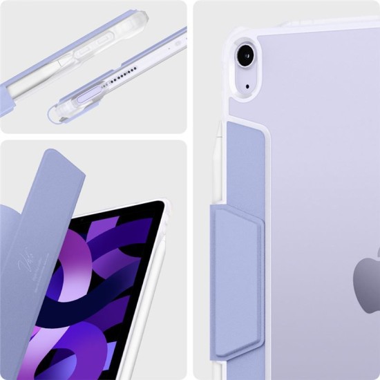 Husa Spigen Ultra Hybrid Pro compatibila cu iPad Air 4 2020 / 5 2022 Lavender (Spigen, Ingredi) by www.silkase.ro Husa Spigen Ultra Hybrid Pro compatibila cu iPad Air 4 2020 / 5 2022 Lavender (Ingredi, ACS04567) by www.silkase.ro