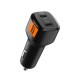 Incarcator auto Spigen PC2200 ArcStation, 2x USB-C, Power Delivery 75W, Negru (Incarcatoare, ACP04581) by www.silkase.ro
