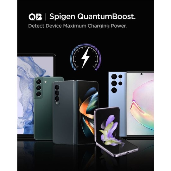 Incarcator auto Spigen PC2200 ArcStation, 2x USB-C, Power Delivery 75W, Negru (Incarcatoare, ACP04581) by www.silkase.ro