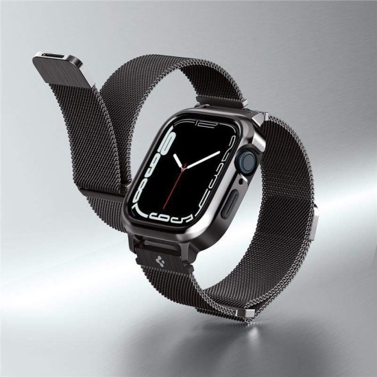 Curea Spigen Metal Fit Pro pentru Apple Watch 4/5/6/7/8/9/SE (44/45 mm) Gri (Spigen, Ingredi) by www.silkase.ro Curea Spigen Metal Fit Pro pentru Apple Watch 4/5/6/7/8/9/SE (44/45 mm) Gri (Ingredi, ACS04585) by www.silkase.ro