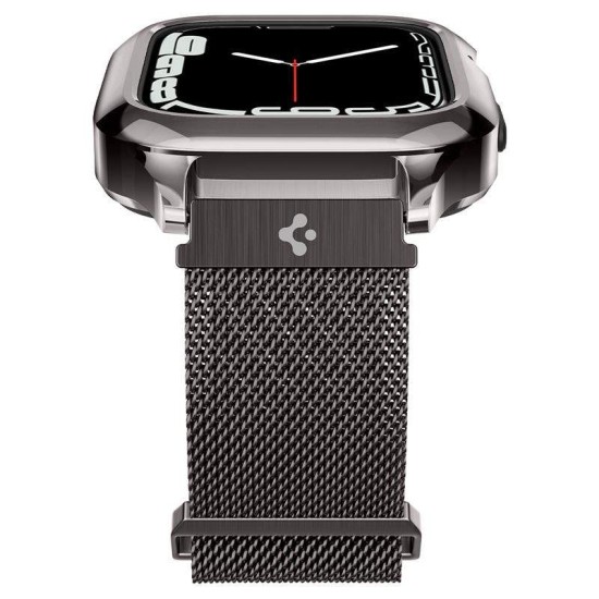 Curea Spigen Metal Fit Pro pentru Apple Watch 4/5/6/7/8/9/SE (44/45 mm) Gri (Spigen, Ingredi) by www.silkase.ro Curea Spigen Metal Fit Pro pentru Apple Watch 4/5/6/7/8/9/SE (44/45 mm) Gri (Ingredi, ACS04585) by www.silkase.ro
