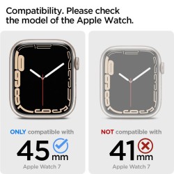 Husa Spigen Ultra Hybrid compatibila cu Apple Watch 7/8/9 45mm Space Crystal Husa Spigen Ultra Hybrid compatibila cu Apple Watch 7/8/9 45mm Space Crystal