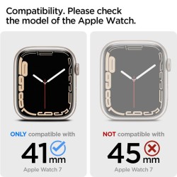 Husa Spigen Ultra Hybrid compatibila cu Apple Watch 7/8/9 41mm Crystal Clear Husa Spigen Ultra Hybrid compatibila cu Apple Watch 7/8/9 41mm Crystal Clear