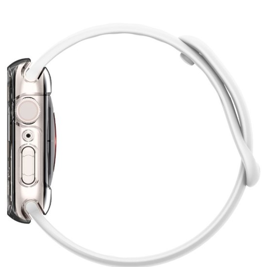 Husa Spigen Ultra Hybrid compatibila cu Apple Watch 7/8/9 41mm Crystal Clear (Spigen, Ingredi) by www.silkase.ro Husa Spigen Ultra Hybrid compatibila cu Apple Watch 7/8/9 41mm Crystal Clear (Ingredi, ACS04613) by www.silkase.ro