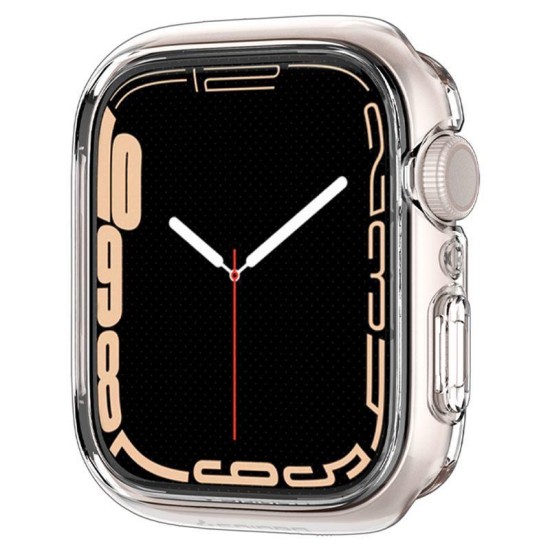 Husa Spigen Ultra Hybrid compatibila cu Apple Watch 7/8/9 41mm Crystal Clear (Spigen, Ingredi) by www.silkase.ro Husa Spigen Ultra Hybrid compatibila cu Apple Watch 7/8/9 41mm Crystal Clear (Ingredi, ACS04613) by www.silkase.ro
