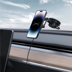 Suport auto Spigen OneTap Pro 3 Magnetic ITS35W-3, Compatibil MagSafe, Incarcare Wireless 7.5W, Dashboard/Windshield Mount, Cablu USB-C inclus, Negru Suport auto Spigen OneTap Pro 3 Magnetic ITS35W-3, Compatibil MagSafe, Incarcare Wireless 7.5W, Dashboard/Windshield Mount, Cablu USB-C inclus, Negru