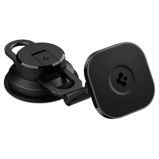 Suport auto Spigen OneTap Magnetic ITS35-3, Compatibil MagSafe, Dashboard/Windshield Mount, Negru (Suport auto, ACP04630) by www.silkase.ro