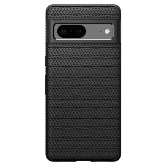 Husa Spigen Liquid Air compatibila cu Google Pixel 7 Matte Black (Pixel 7, ACS04696) by www.silkase.ro