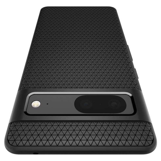 Husa Spigen Liquid Air compatibila cu Google Pixel 7 Matte Black (Pixel 7, ACS04696) by www.silkase.ro
