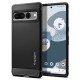 Husa pentru Google Pixel 7 Pro - Spigen Rugged Armor - Matte Black (Pixel 7 Pro, ACS04725) by www.silkase.ro