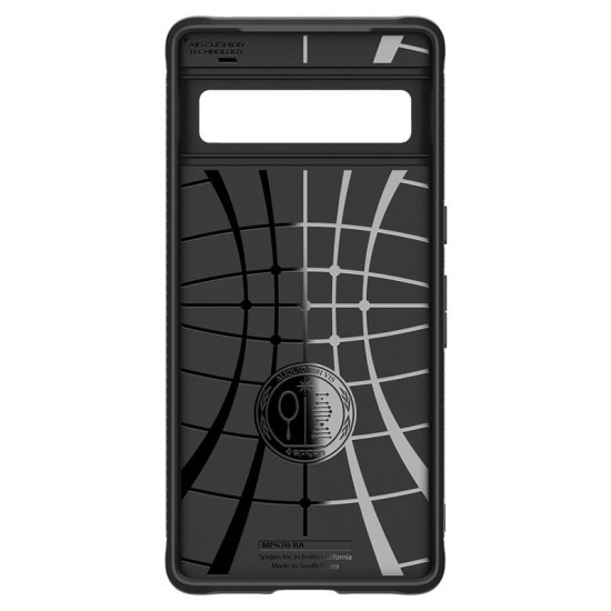 Husa pentru Google Pixel 7 Pro - Spigen Rugged Armor - Matte Black (Pixel 7 Pro, ACS04725) by www.silkase.ro