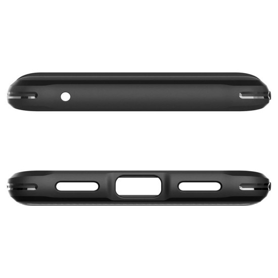 Husa pentru Google Pixel 7 Pro - Spigen Rugged Armor - Matte Black (Pixel 7 Pro, ACS04725) by www.silkase.ro