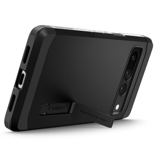 Husa Spigen Tough Armor compatibila cu Google Pixel 7 Pro Black (Pixel 7 Pro, ACS04728) by www.silkase.ro