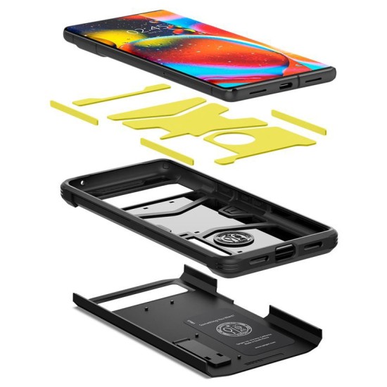 Husa Spigen Tough Armor compatibila cu Google Pixel 7 Pro Black (Pixel 7 Pro, ACS04728) by www.silkase.ro