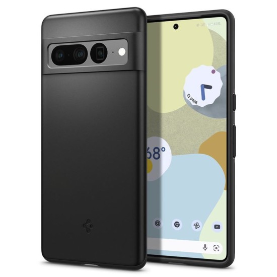 Husa pentru Google Pixel 7 Pro, Spigen Thin Fit, Black (Pixel 7 Pro, ACS04733) by www.silkase.ro