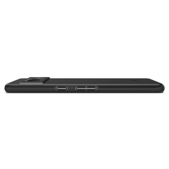 Husa pentru Google Pixel 7 Pro, Spigen Thin Fit, Black (Pixel 7 Pro, ACS04733) by www.silkase.ro