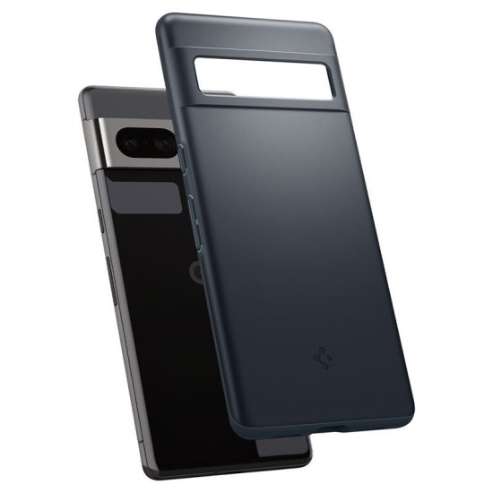 Husa slim Spigen Thin Fit compatibila cu Google Pixel 7 Pro Metal Slate (Spigen, Pixel 7 Pro) by www.silkase.ro Husa slim Spigen Thin Fit compatibila cu Google Pixel 7 Pro Metal Slate (Pixel 7 Pro, ACS04734) by www.silkase.ro