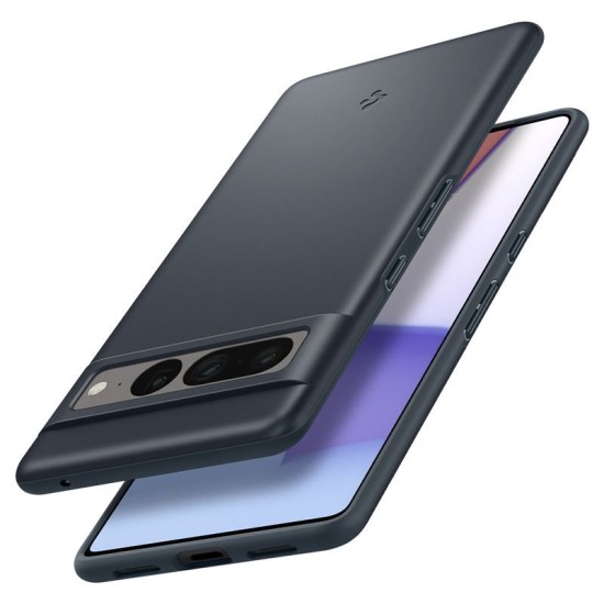 Husa slim Spigen Thin Fit compatibila cu Google Pixel 7 Pro Metal Slate (Spigen, Pixel 7 Pro) by www.silkase.ro Husa slim Spigen Thin Fit compatibila cu Google Pixel 7 Pro Metal Slate (Pixel 7 Pro, ACS04734) by www.silkase.ro