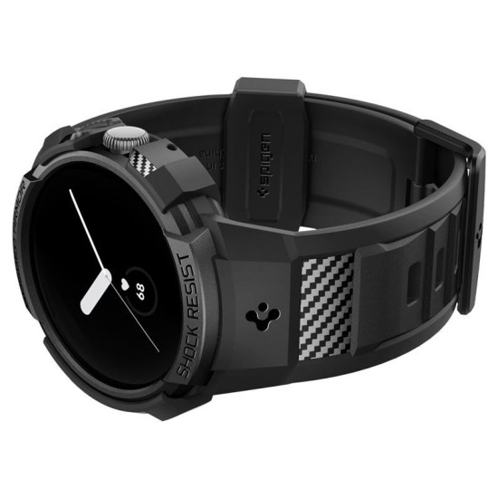 Curea Smartwatch, Spigen, Rugged Armor Pro, Compatibil cu Google Pixel Watch/Watch 2, negru, 5,5x8,5 inch (Spigen, Google) by www.silkase.ro Curea Smartwatch, Spigen, Rugged Armor Pro, Compatibil cu Google Pixel Watch/Watch 2, negru, 5,5x8,5 inch (Google, ACS04800) by www.silkase.ro