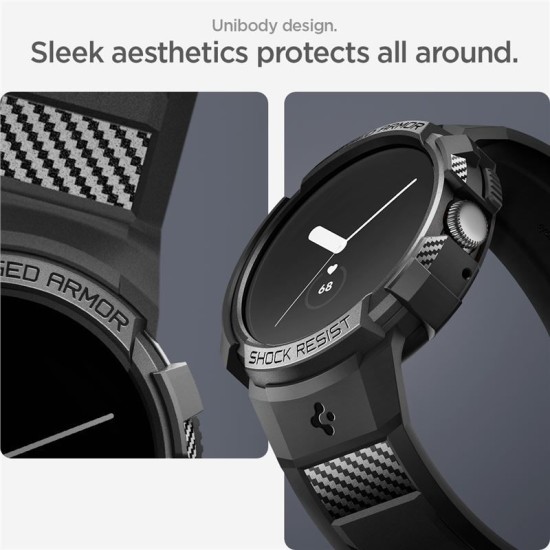 Curea Smartwatch, Spigen, Rugged Armor Pro, Compatibil cu Google Pixel Watch/Watch 2, negru, 5,5x8,5 inch (Spigen, Google) by www.silkase.ro Curea Smartwatch, Spigen, Rugged Armor Pro, Compatibil cu Google Pixel Watch/Watch 2, negru, 5,5x8,5 inch (Google, ACS04800) by www.silkase.ro