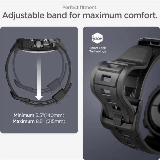Curea Smartwatch, Spigen, Rugged Armor Pro, Compatibil cu Google Pixel Watch/Watch 2, negru, 5,5x8,5 inch (Spigen, Google) by www.silkase.ro Curea Smartwatch, Spigen, Rugged Armor Pro, Compatibil cu Google Pixel Watch/Watch 2, negru, 5,5x8,5 inch (Google, ACS04800) by www.silkase.ro