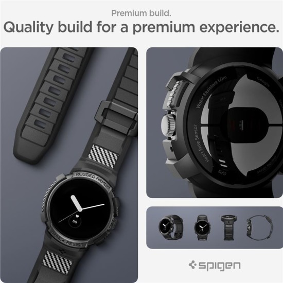 Curea Smartwatch, Spigen, Rugged Armor Pro, Compatibil cu Google Pixel Watch/Watch 2, negru, 5,5x8,5 inch (Spigen, Google) by www.silkase.ro Curea Smartwatch, Spigen, Rugged Armor Pro, Compatibil cu Google Pixel Watch/Watch 2, negru, 5,5x8,5 inch (Google, ACS04800) by www.silkase.ro