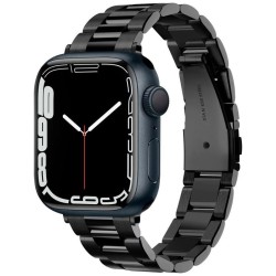 Curea otel inoxidabil Spigen Modern Fit compatibila cu Apple Watch 4/5/6/7/8/SE 38/40/41mm Black