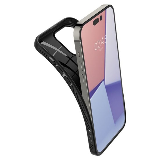 Husa Spigen Liquid Air compatibila cu iPhone 14 Pro Max Matte Black (Spigen, iPhone 14 Pro Max) by www.silkase.ro Husa Spigen Liquid Air compatibila cu iPhone 14 Pro Max Matte Black (iPhone 14 Pro Max, ACS04813) by www.silkase.ro