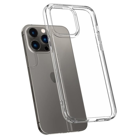 Husa Spigen Ultra Hybrid compatibila cu iPhone 14 Pro Max Crystal Clear (iPhone 14 Pro Max, ACS04816) by www.silkase.ro