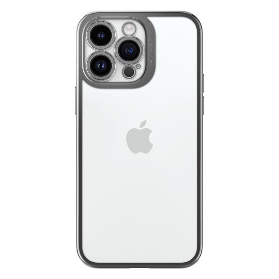 Husa Spate Spigen Optik Crystal Compatibila Cu iPhone 14 Pro Max, Chrome Grey (Spigen, iPhone 14 Pro Max) by www.silkase.ro Husa Spate Spigen Optik Crystal Compatibila Cu iPhone 14 Pro Max, Chrome Grey (iPhone 14 Pro Max, ACS04834) by www.silkase.ro