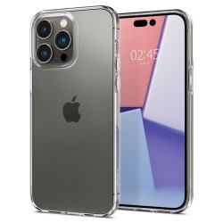 Husa Spigen Liquid Crystal compatibila cu iPhone 14 Pro Crystal Clear