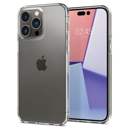 Husa Spigen Liquid Crystal compatibila cu iPhone 14 Pro Crystal Clear (Spigen, iPhone 14 Pro) by www.silkase.ro Husa Spigen Liquid Crystal compatibila cu iPhone 14 Pro Crystal Clear (iPhone 14 Pro, ACS04953) by www.silkase.ro