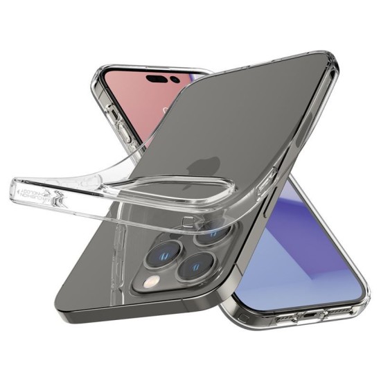 Husa Spigen Liquid Crystal compatibila cu iPhone 14 Pro Crystal Clear (Spigen, iPhone 14 Pro) by www.silkase.ro Husa Spigen Liquid Crystal compatibila cu iPhone 14 Pro Crystal Clear (iPhone 14 Pro, ACS04953) by www.silkase.ro