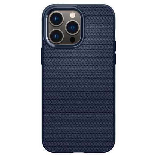 Husa Spigen Liquid Air compatibila cu iPhone 14 Pro Navy Blue (Spigen, iPhone 14 Pro) by www.silkase.ro Husa Spigen Liquid Air compatibila cu iPhone 14 Pro Navy Blue (iPhone 14 Pro, ACS04958) by www.silkase.ro