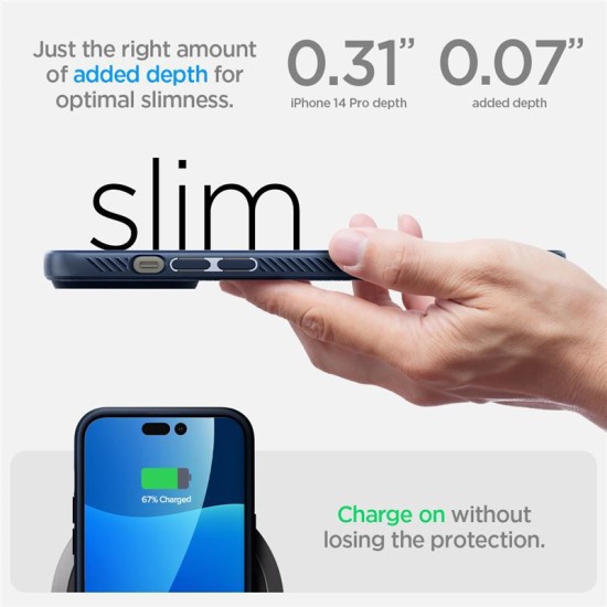 Husa Spigen Liquid Air compatibila cu iPhone 14 Pro Navy Blue (Spigen, iPhone 14 Pro) by www.silkase.ro Husa Spigen Liquid Air compatibila cu iPhone 14 Pro Navy Blue (iPhone 14 Pro, ACS04958) by www.silkase.ro