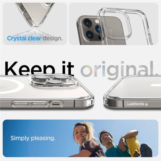 Husa Spigen Ultra Hybrid pentru IPhone 14 Pro Magsafe alb (Spigen, iPhone 14 Pro) by www.silkase.ro Husa Spigen Ultra Hybrid pentru IPhone 14 Pro Magsafe alb (iPhone 14 Pro, ACS04969) by www.silkase.ro