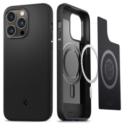 Husa Spigen Mag Armor compatibila cu iPhone 14 Pro Matte Black