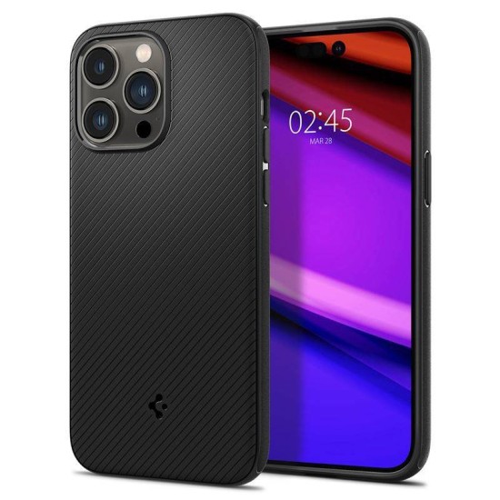 Husa Spigen Mag Armor compatibila cu iPhone 14 Pro Matte Black (Spigen, iPhone 14 Pro) by www.silkase.ro Husa Spigen Mag Armor compatibila cu iPhone 14 Pro Matte Black (iPhone 14 Pro, ACS04989) by www.silkase.ro