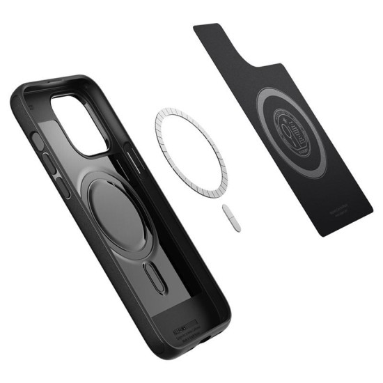 Husa Spigen Mag Armor compatibila cu iPhone 14 Pro Matte Black (Spigen, iPhone 14 Pro) by www.silkase.ro Husa Spigen Mag Armor compatibila cu iPhone 14 Pro Matte Black (iPhone 14 Pro, ACS04989) by www.silkase.ro